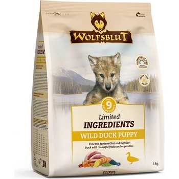 Wolfsblut Ограничени съставки Кученце Див Патешки 1 кг