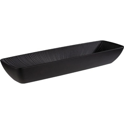 APS Melaminová mísa NERO GN 2/4 53x16,2x8 cm černá