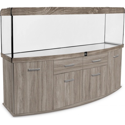Diversa Solid LED akvarijní set vypouklý lanýžový 720 l