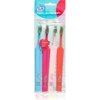TePe Kids Select Compact zubní kartáček extra soft 4 ks