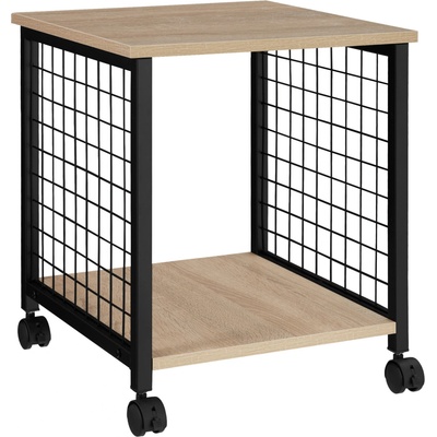 Tectake 404454 Gary 40x40x48cm industrial světlé dřevo / dub sonoma – Zboží Mobilmania