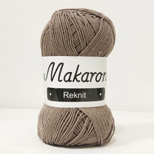 Makaron Reknit béžová tmavá 2mm