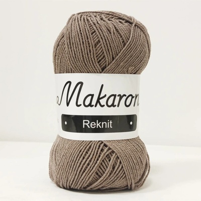Makaron Reknit béžová tmavá 2mm
