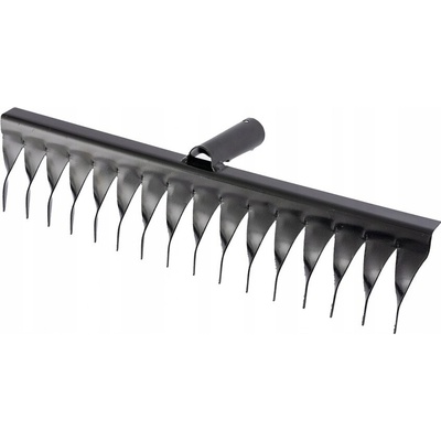 PREVzDUŠŇOVACIE HRABLE NA TRÁVU SO ZAKRIVENÝMI ZUBAMI, 31 CM