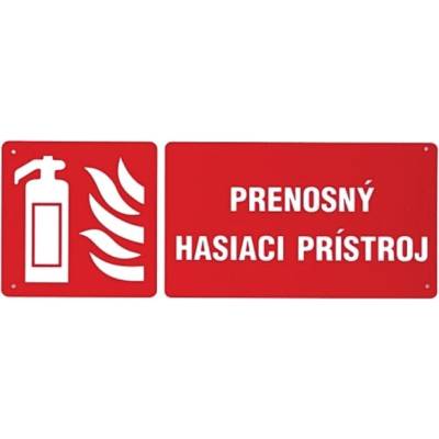 PHT a.s. Tabuľka Prenosný hasiaci prístroj