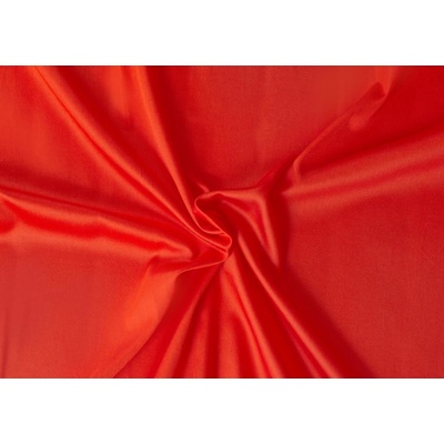 Kvalitex satén prostěradlo Luxury Collection červené 140x200x22