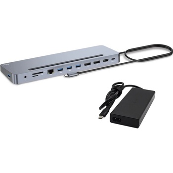 i-Tec USB-C Ergo 3x 4K Display Docking Station with Power Delivery 100 W + i-tec Universal Charger 100 W C31FLAT2PDPRO100W