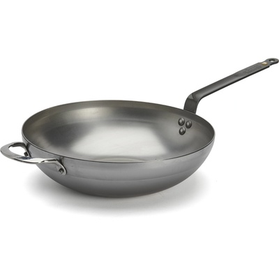 de Buyer Уок MINERAL B 32 см, сребърен, стомана, de Buyer (DB3502369)