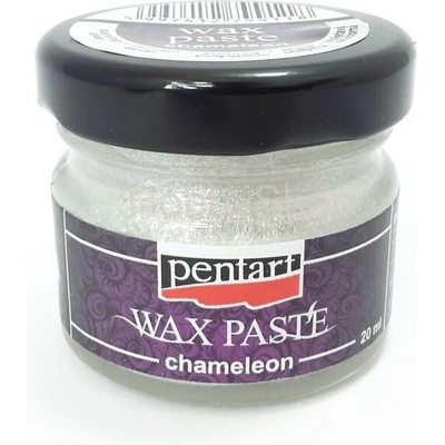 Pentart Vosková pasta Chameleon 20 ml stříbrná