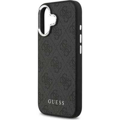 CG Mobile iPhone 17 GUESS 4G MAGSAFE Силиконов удароустойчив пластмасов заден капак за iPhone 17 GUESS 4G MAGSAFE Силиконов удароустойчив пластмасов заден капак, ЧЕРЕН GUHMP17SP4GSSMCK (GUHMP17SP4GSSMCK)