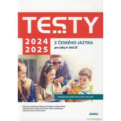 Testy 2024-2025 z českého jazyka pro žáky 9. tříd ZŠ - Michala Vacíková; Lucie Peštuková; Julie Nováková – Zboží Mobilmania