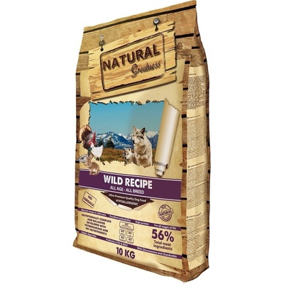 Natural Greatness Wild Recipe kačka morka kura a králik 10 kg