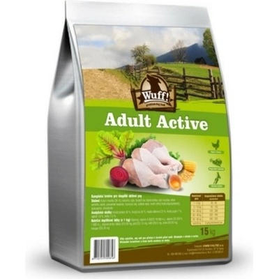Wuff! Adult Active 15 kg