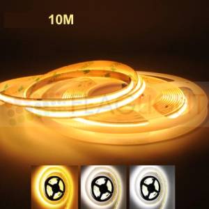  24 V LED Лента COB - 320 SMD/m, 12 W/m , IP20 ► Непрекъсната линия, ролка 10 м ►2.81€/ 5.50лв. /м (1180 _1181_1208)
