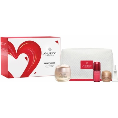 Shiseido Benefiance Wrinkle Smoothing Cream denní a noční krém 50 ml + Shiseido Ultimune Power Infusing Serum 10 ml