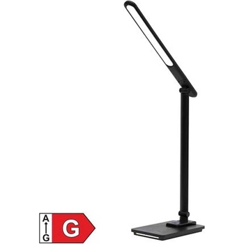 Somogyi Elektronic Настолна лампа, led, регулируема, метална, нощна лампа, home, черна la 4 (la 4)