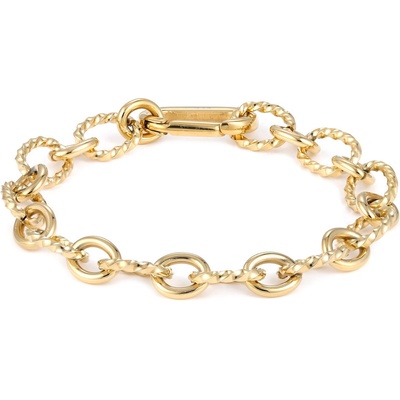 Free Style náramek zlatý z chirurgické oceli BSS828