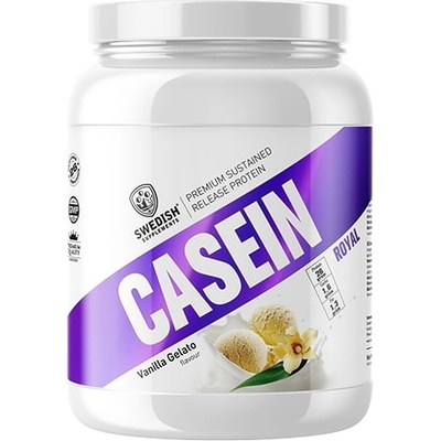 Swedish Supplements Casein Royal, ванилов сладолед, 900 g, Swedish Supplements