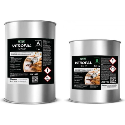Synpo Veropal PEN 10 epoxidová penetrace na dřevo Balení: 1,35kg