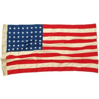 MIL-TEC Vlajka USA 48 WWII hvězd VINTAGE bavlna vyšívaná 90x150 cm 16798010