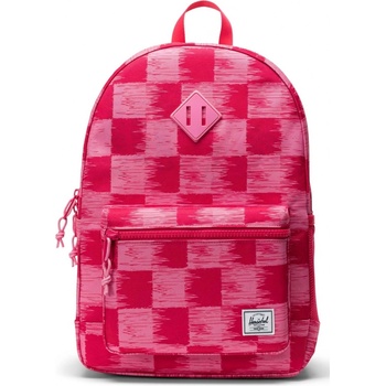 Herschel Heritage Youth Backpack Check Yourself Raspberry