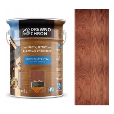 Nátěr na dřevo Drewnochron mahagon 4,5 l