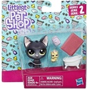 Hasbro Littlest Pet Shop Maminka s miminkem a doplňky Jade Catkin a Kittylina Scrapper