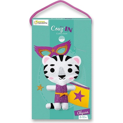 Avenue Mandarine Kreativní sada Dětské šití tygřice Alyssa – Zbozi.Blesk.cz