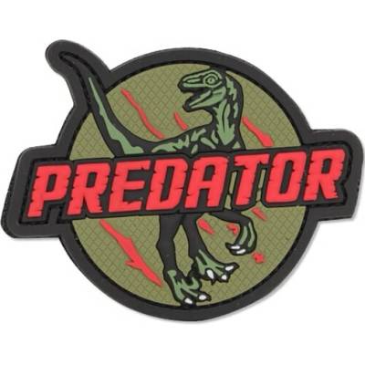 Nášivka 101 Inc. 3D Predator – červená