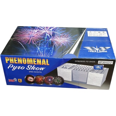 Phenomenal zahradní ohňostroj 260 výstřelů