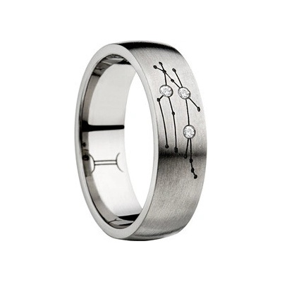 Swepol Titanový prsten Zodiac znamení blíženci ZOD C02