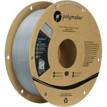 Polymaker PolySonic PLA Grey - 1, 75 mm / 1000 g (PA12003)