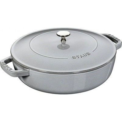 Staub Kastról so samopodlievacou pokrievkou 28 cm 3,7l sivý
