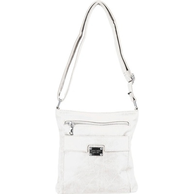 STELLA dámska crossbody koženková kabelka Béžová