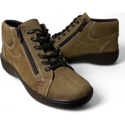 Loretta АНАТОМИЧНИ ДАМСКИ БОТИ loretta comfort ОТ ЕСТЕСТВЕН НАБУК В БЕЖОВ ЦВЯТ