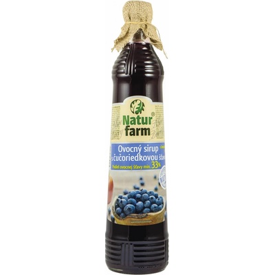 NaturFarm Sirup borůvka 33% 0,7 l