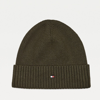 Tommy Hilfiger pánská zimní čepice khaki zelená