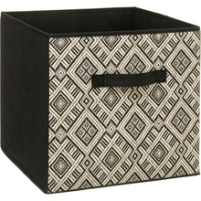 5five Simply Smart Úložný box Ethnique 31 x 31 x 31 cm čierna