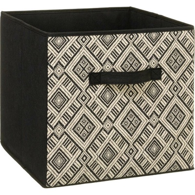 5five Simply Smart Úložný box Ethnique 31 x 31 x 31 cm čierna