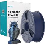 Sunlu PLA+ копринен двуцветен филамент (черен и син) (PLA+ Silk DC B Blu)