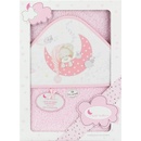 INTERBABY OSUŠKA froté Medvedík spí ružová