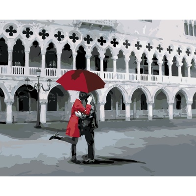 ZUTY Malování podle čísel MILENCI V SAN MARCO Rozměr 80 x 100 cm Rámování bez rámu a bez vypnutí plátna