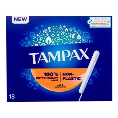 Tampax Super Plus Tampony S Papírovým Aplikátorem 18 ks – Zbozi.Blesk.cz