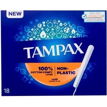Tampax Super Plus Tampony S Papírovým Aplikátorem 18 ks