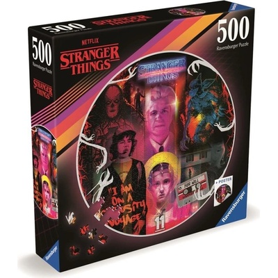 Ravensburger Kruhové Stranger Things 500 dílků
