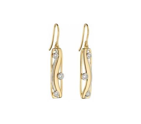 Fiorelli silver strieborné náušnice E6070C