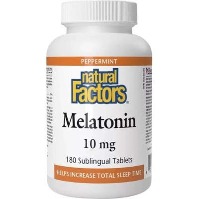 Natural Factors Melatonin 10 mg, 180 Tablets