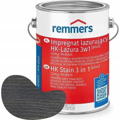 Remmers HK-Lazura 3w1 PLUS Grey Protect Impregnát na dřevo 0,75L Antracit