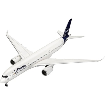 Revell Сглобяем модел Revell Съвременни: Самолети - Airbus A350-900 Lufthansa New Livery (03881)