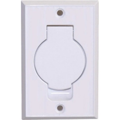 Vysavačová zásuvka kruhová BÍLÁ – Zboží Mobilmania